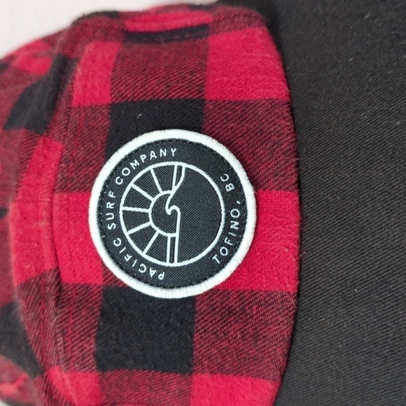 Pacific Surf Company Adult Buffalo Plaid Snap Back Cap - OS - Picture 6 of 10